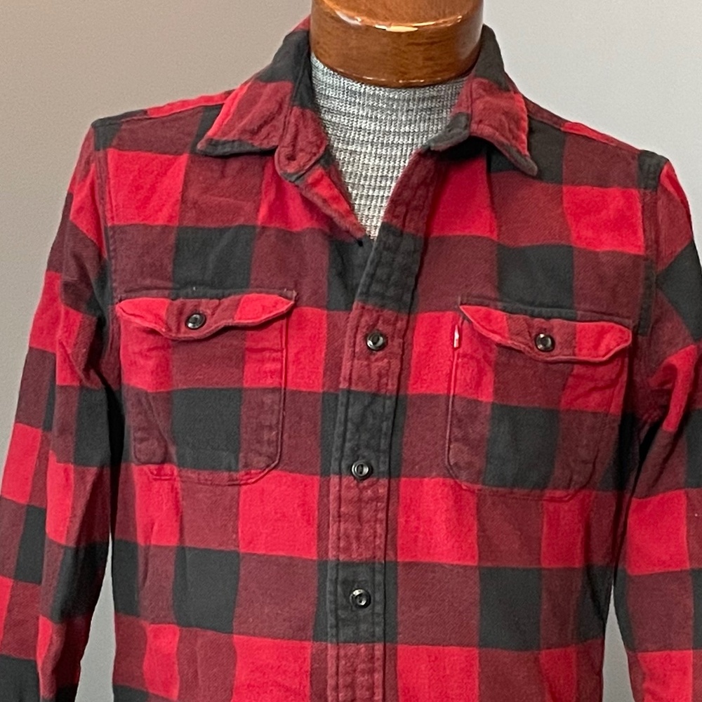 Levi's Red Flannel Button Down - image 2